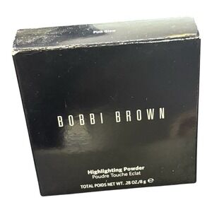 NIB Bobbi Brown Highlighting Powder Color PINK GLOW Compact Size 0.28 Oz. / 8‎ g